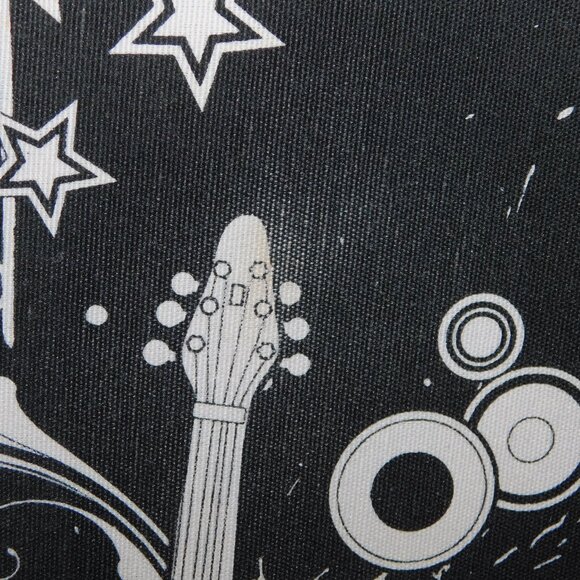 Hilroy Mead Black White Guitar  music Color In Zipper Binder - Picture 7 of 11